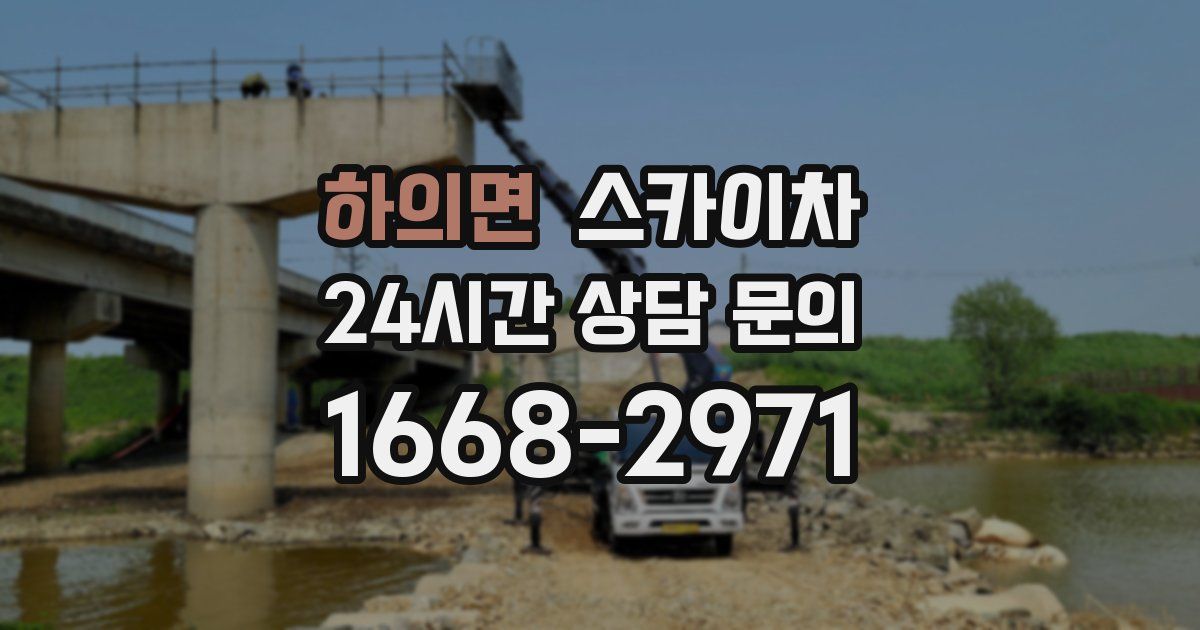 하의면 스카이차