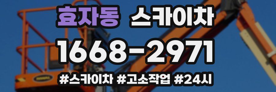 효자동 스카이차