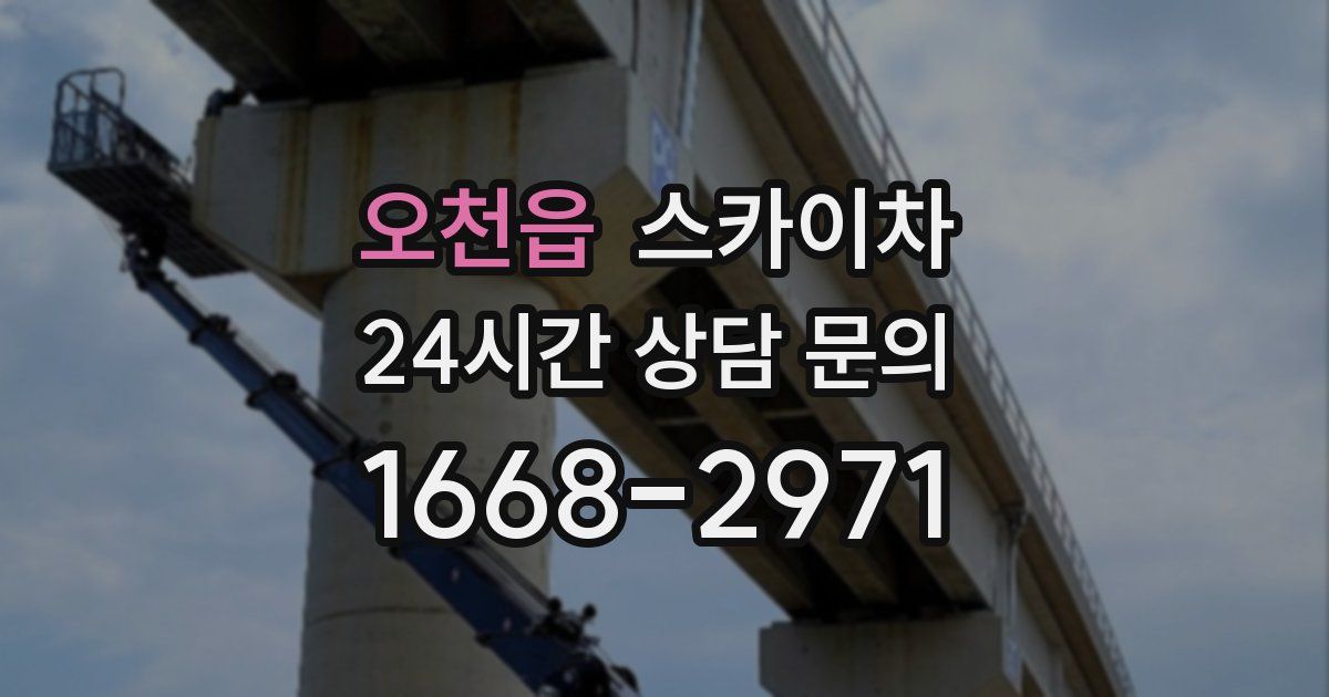 오천읍 스카이차