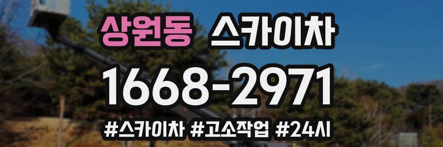 상원동 스카이차