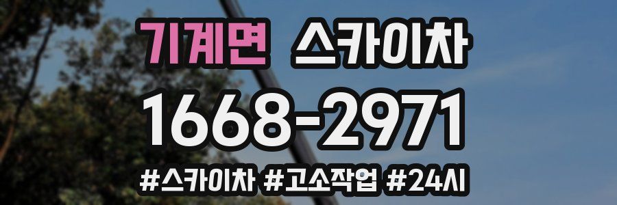 기계면 스카이차