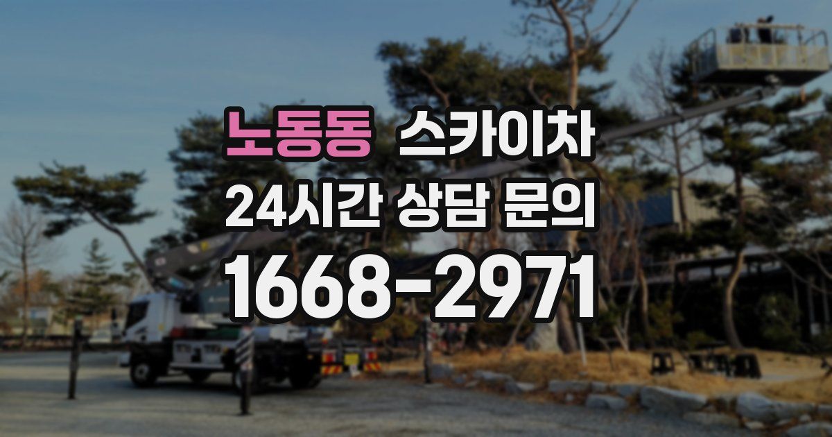 노동동 스카이차