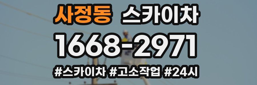 사정동 스카이차