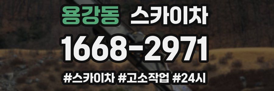 용강동 스카이차