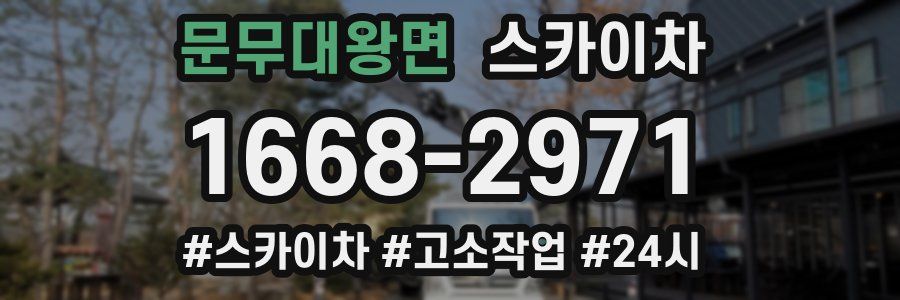 문무대왕면 스카이차