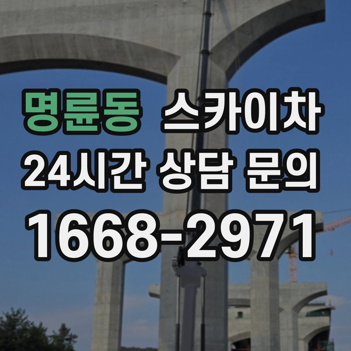 명륜동 스카이차 창문 외부 방충망 교체 작업 가능할까