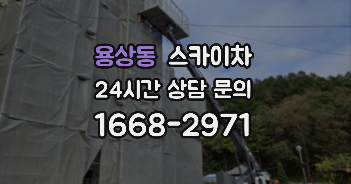 용상동 스카이차