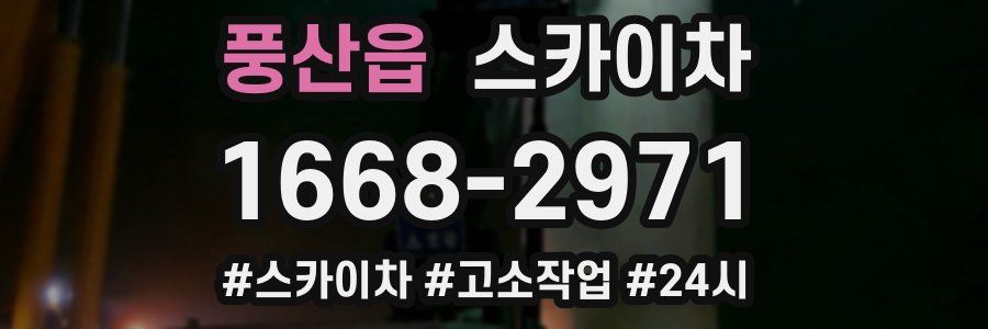 풍산읍 스카이차