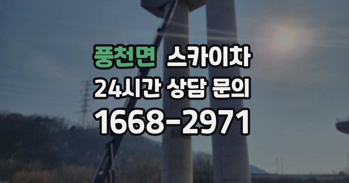 풍천면 스카이차
