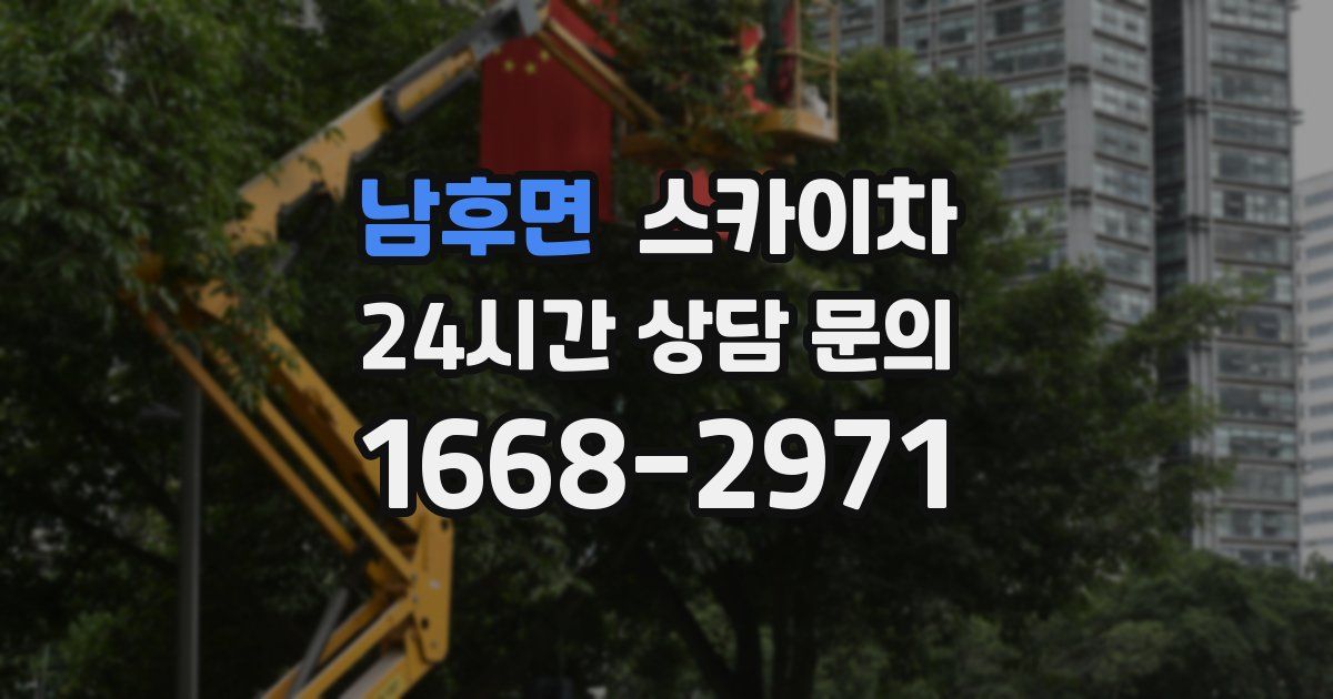 남후면 스카이차