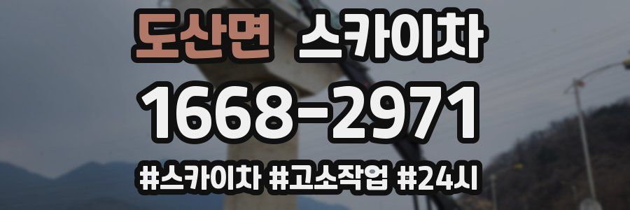 도산면 스카이차