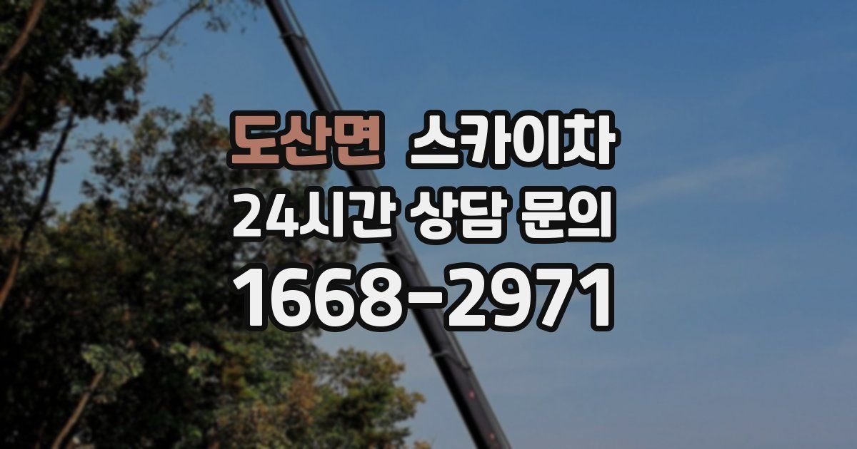 도산면 스카이차