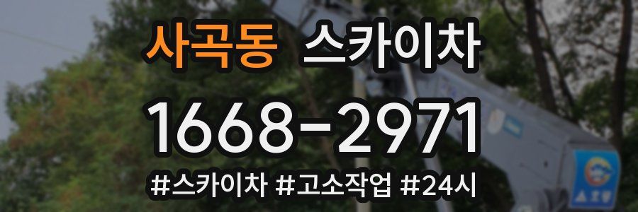 사곡동 스카이차