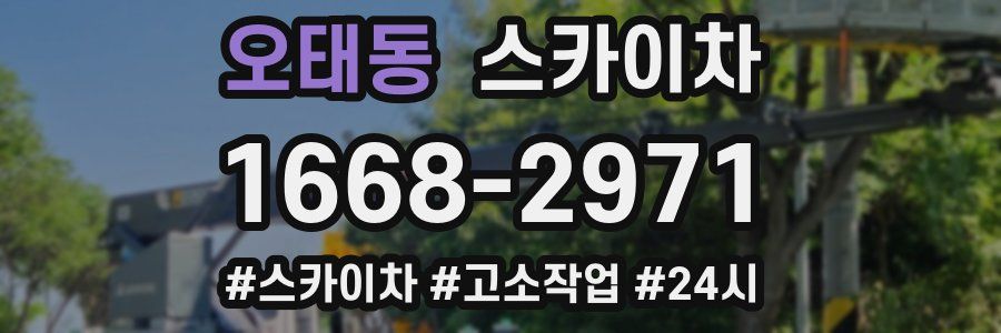 오태동 스카이차