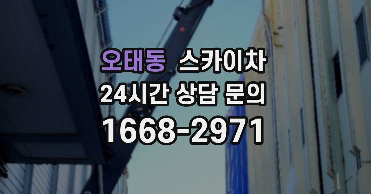 오태동 스카이차