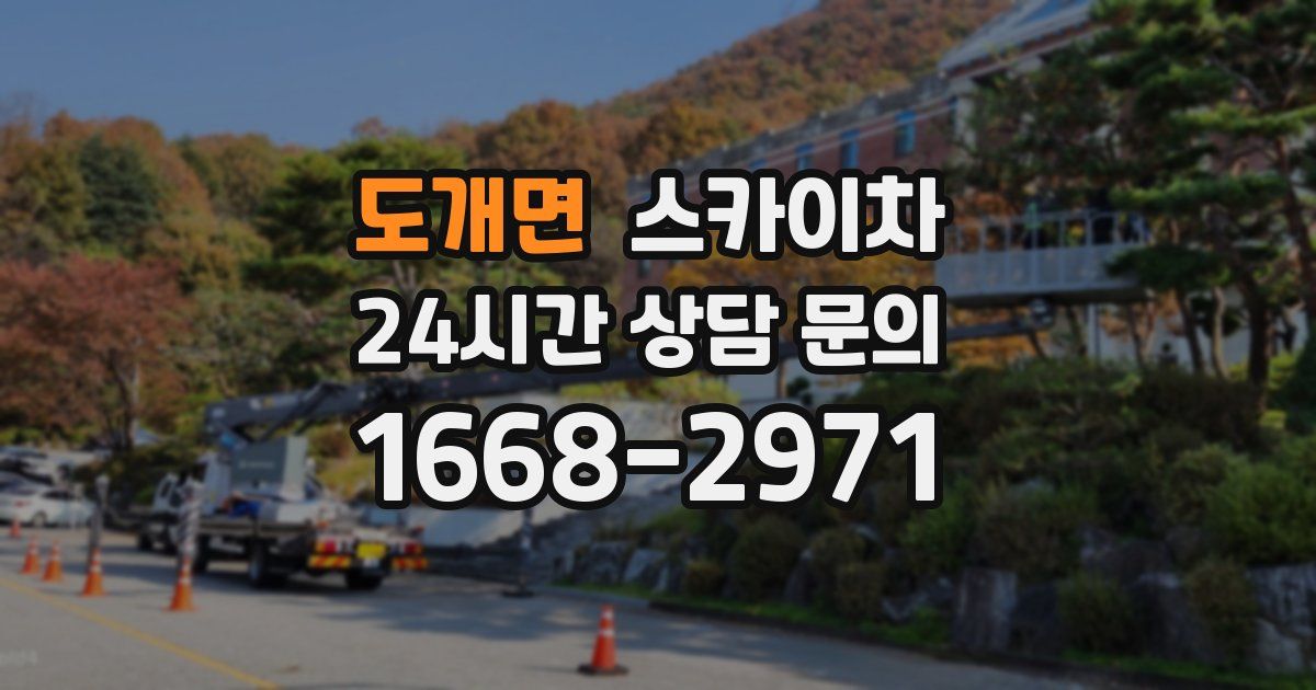 도개면 스카이차