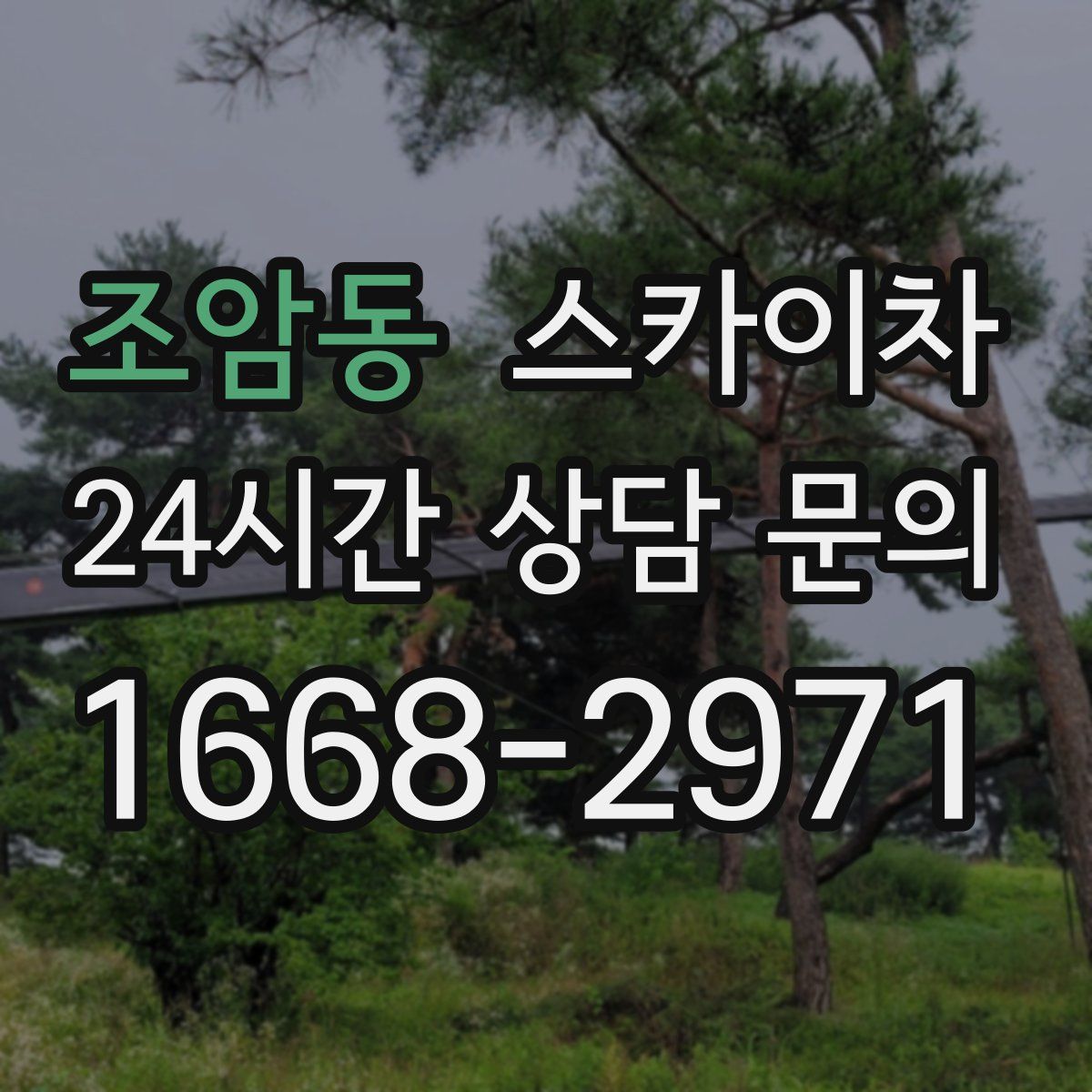 조암동 스카이차