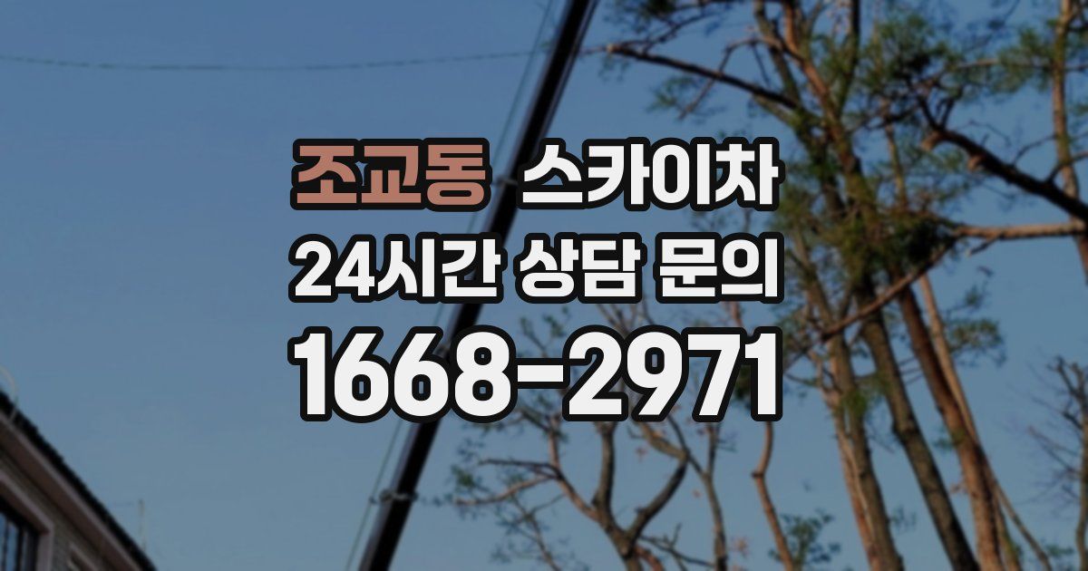 조교동 스카이차