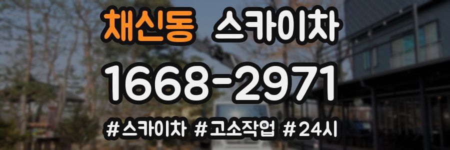 채신동 스카이차