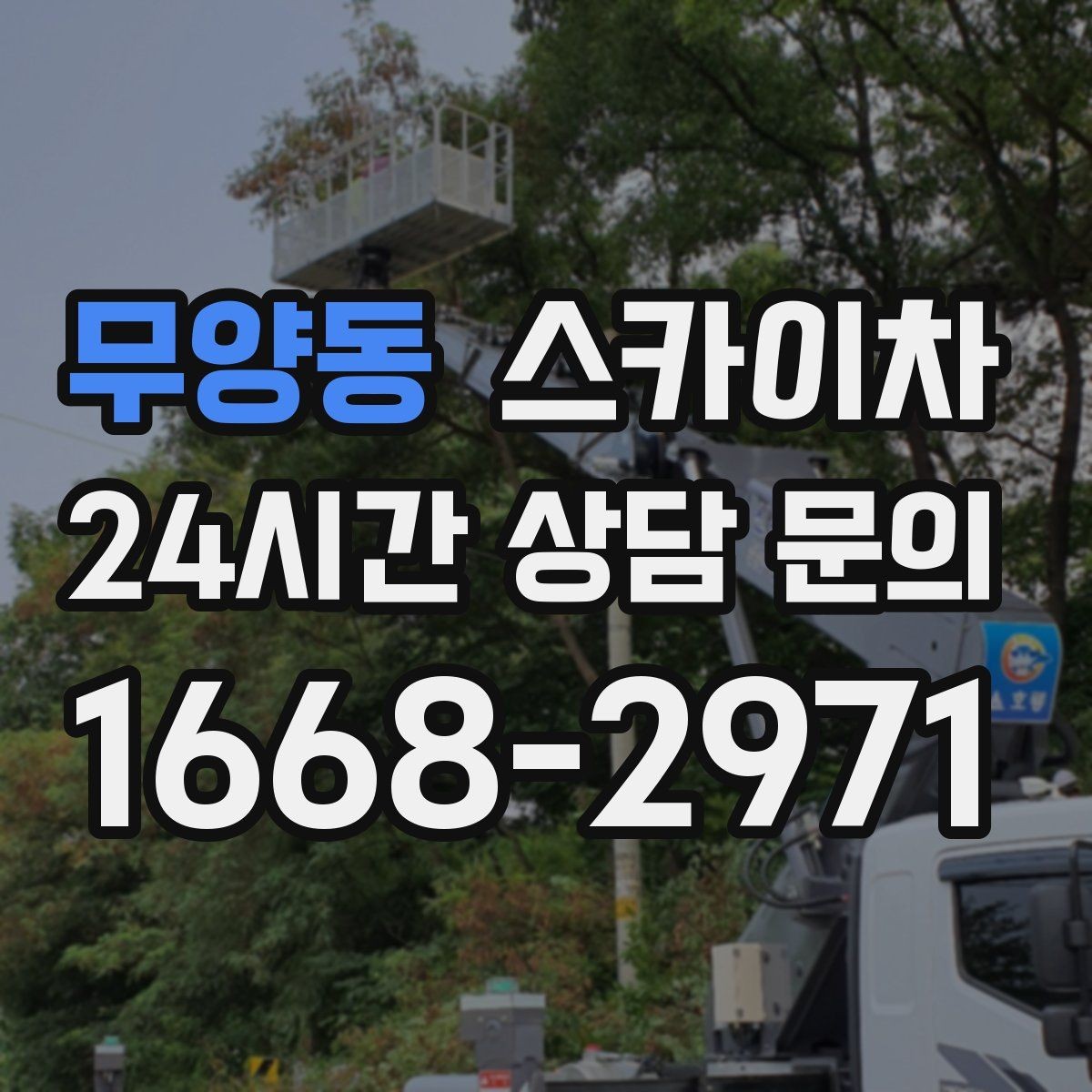 무양동 스카이차 고소 작업은 왜 장비 선택이 중요할까