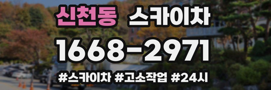 신천동 스카이차