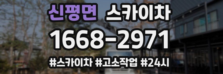 신평면 스카이차