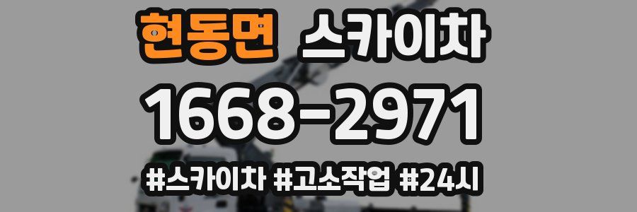 현동면 스카이차