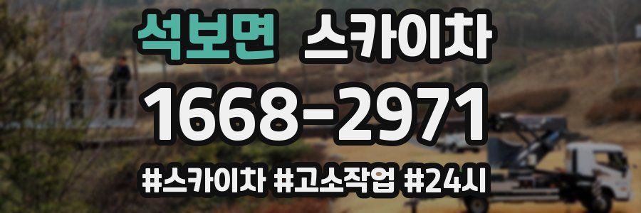 석보면 스카이차