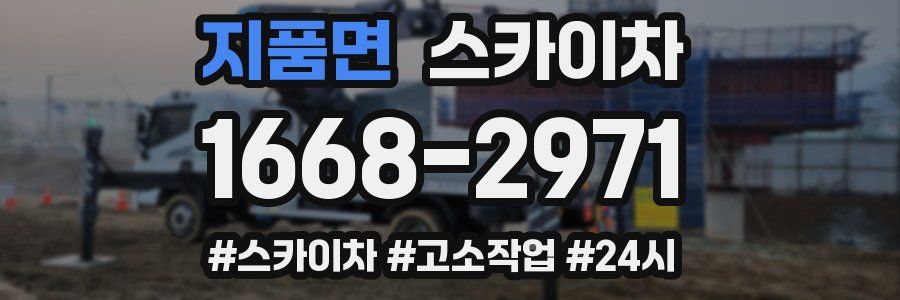 지품면 스카이차