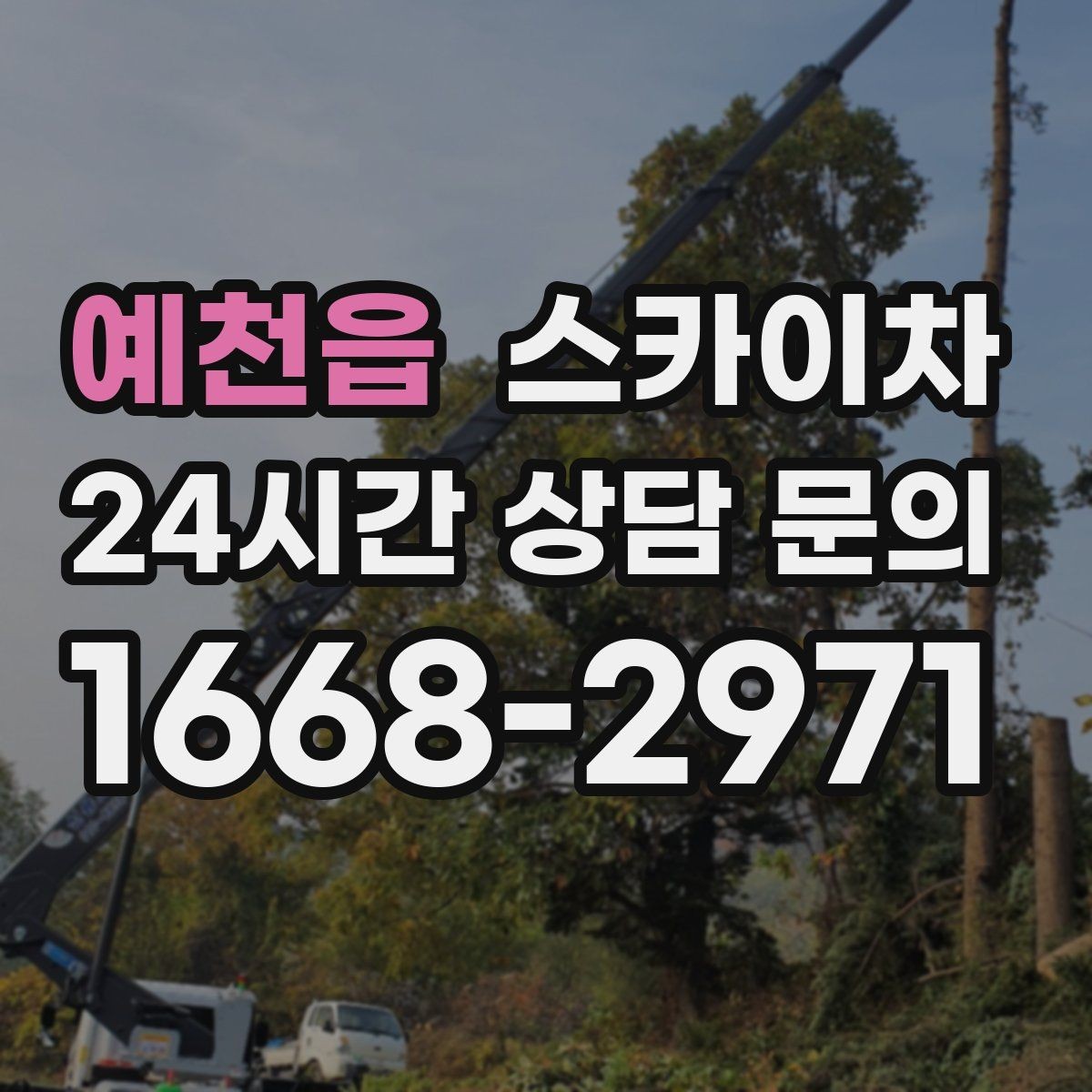예천읍 스카이차 작업 후 마감 확인이 중요한 이유