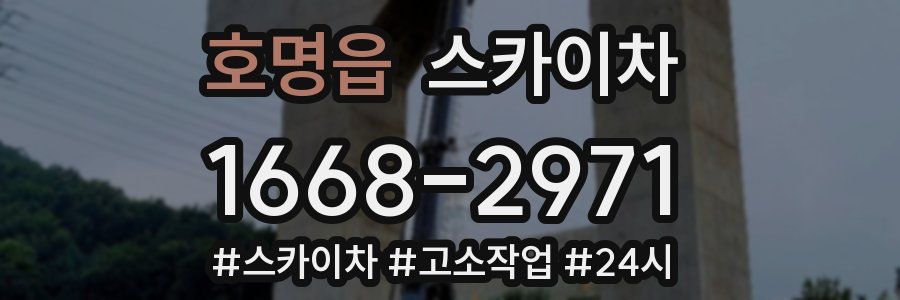 호명읍 스카이차