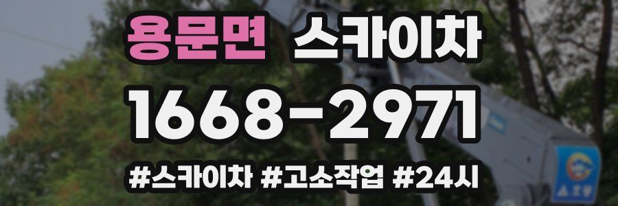 용문면 스카이차