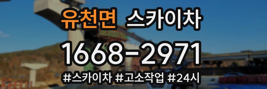 유천면 스카이차