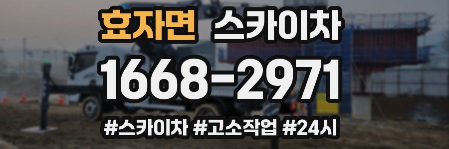 효자면 스카이차