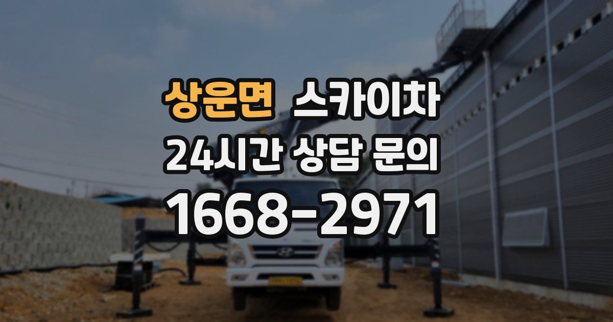 상운면 스카이차