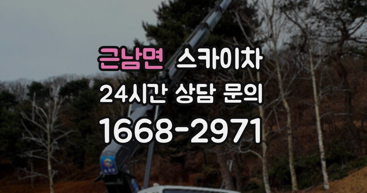 근남면 스카이차