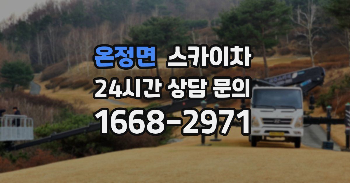 온정면 스카이차