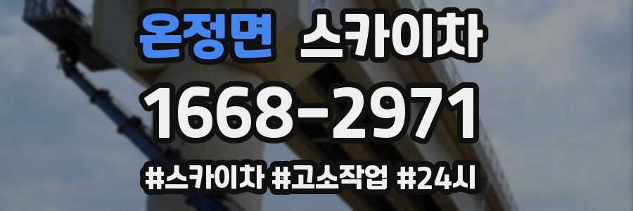 온정면 스카이차