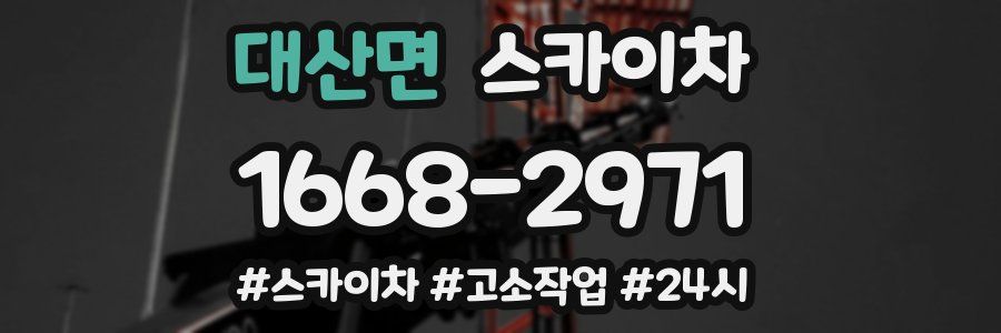 대산면 스카이차