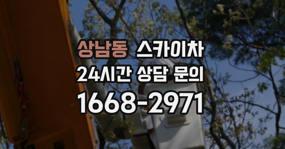 상남동 스카이차