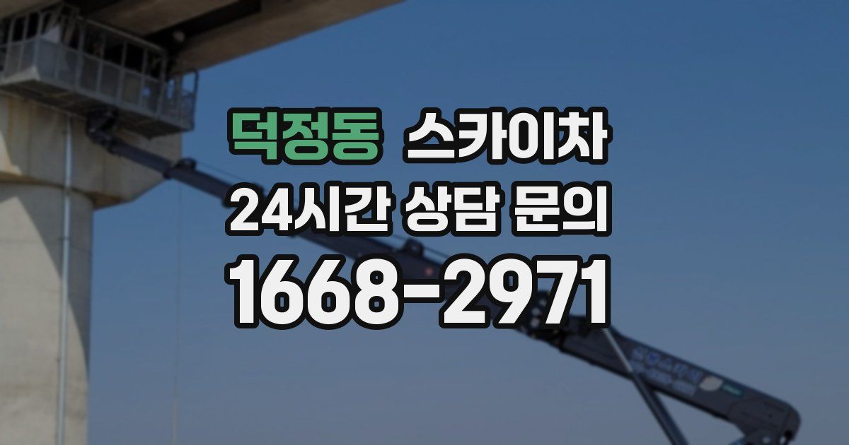 덕정동 스카이차