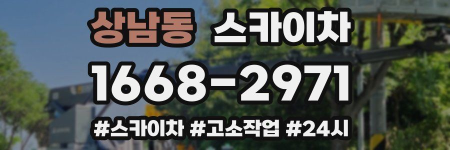 상남동 스카이차