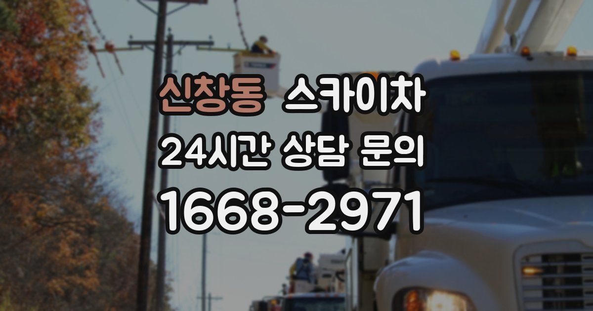 신창동 스카이차