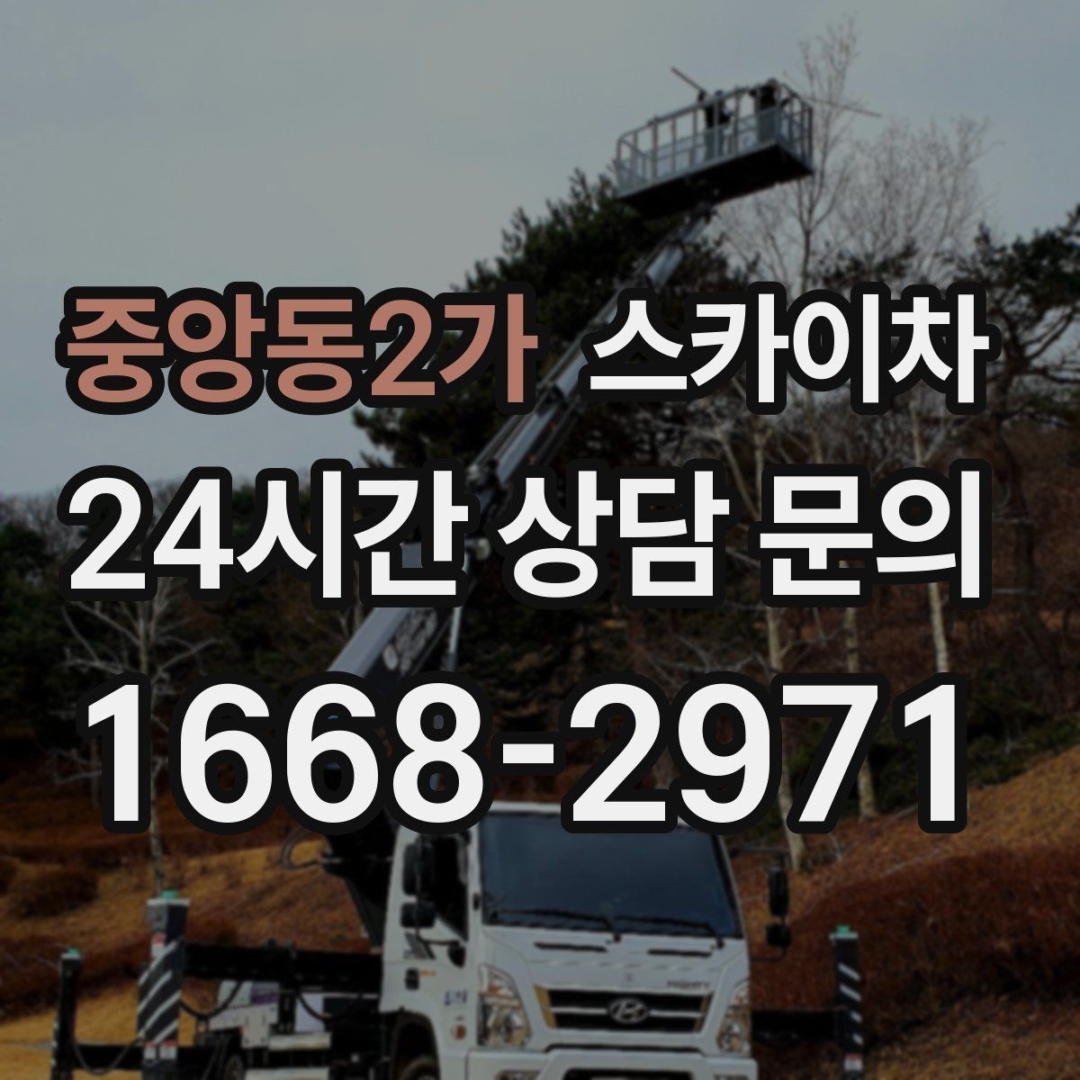 중앙동2가 스카이차 주차 통제 협조가 필요한 이유