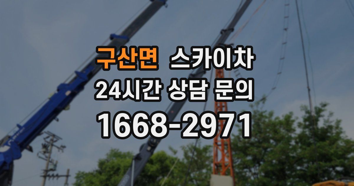 구산면 스카이차