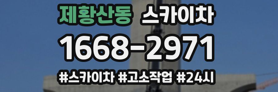 제황산동 스카이차