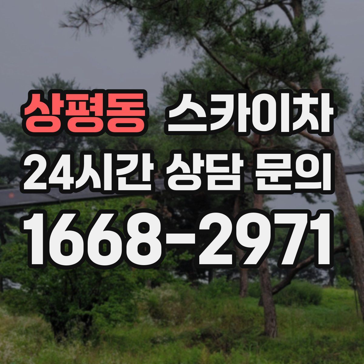 상평동 스카이차