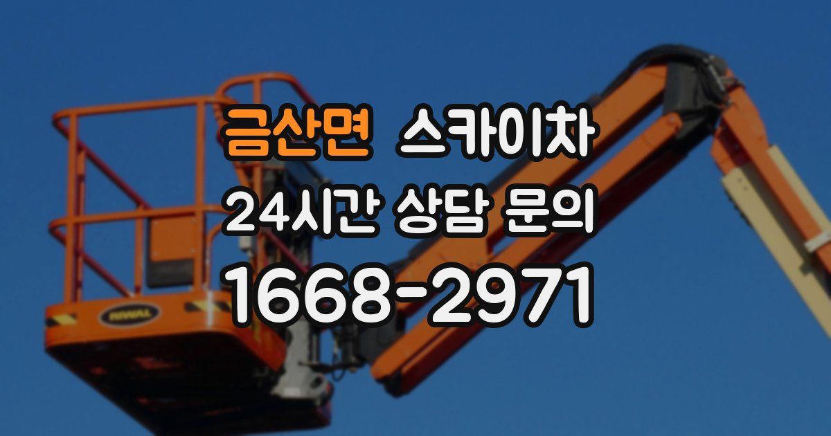 금산면 스카이차