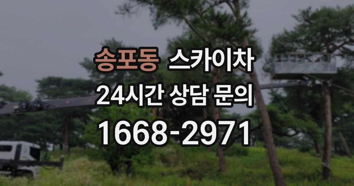 송포동 스카이차