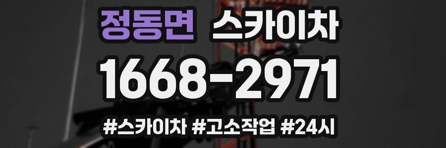 정동면 스카이차